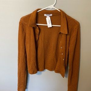 RSQ woman’s shirt from Tillys - camel